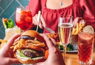2 Course Meal and Glass of Fizz | Banyan