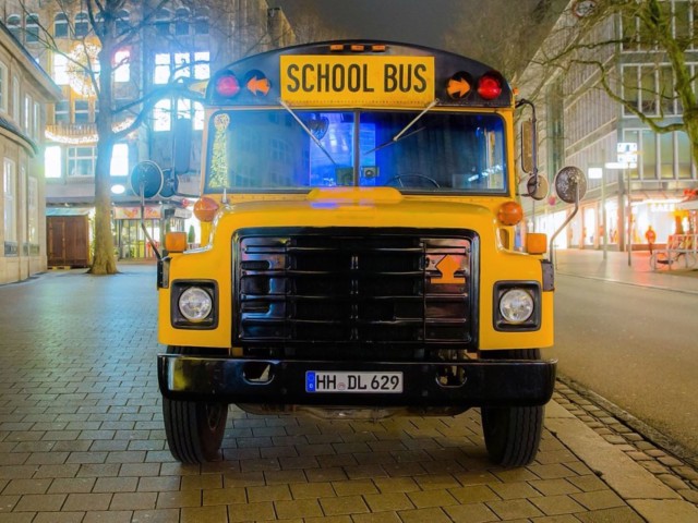 American School Party Bus image