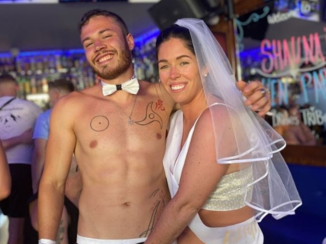 Butler in the buff & Strip image