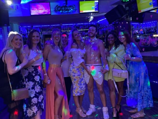 Butler in the buff & Strip image