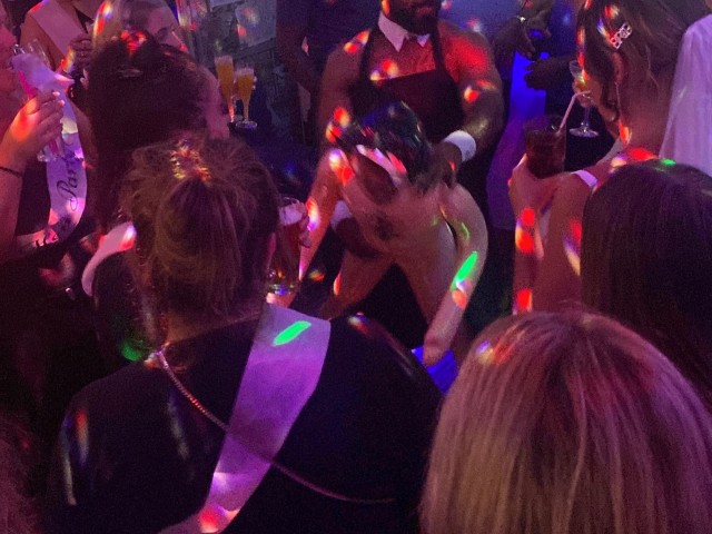 Butler in the buff & Strip image