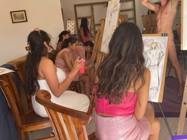 Nude Life Drawing Class | At Your Villa image