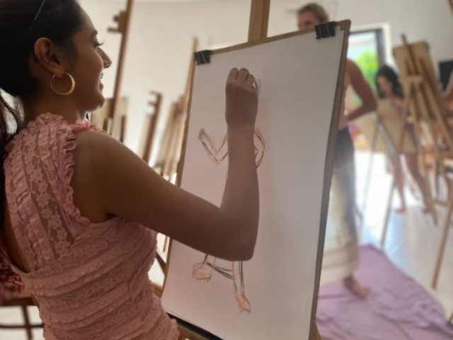 Nude Life Drawing Class | At Your Villa image