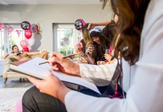 Mobile Life Drawing with Butler