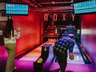 Roxy Ball Room The Stonebow | Shuffleboard & Duckpin Bowling thumbnail
