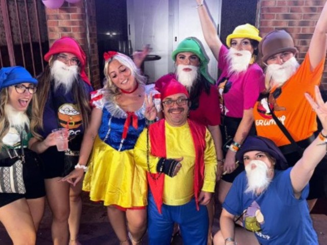 Dwarf Handcuffed to Stag image