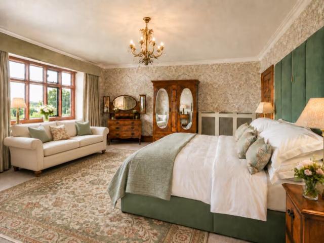 Shropshire | Old Rectory Sleeping 16, with Pool, Hot Tub and Games Room image