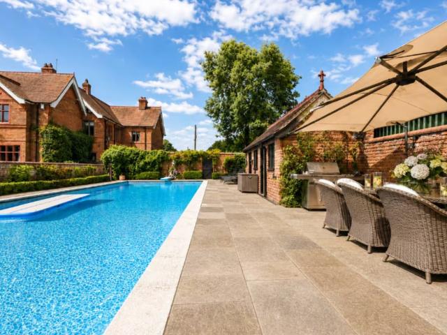Shropshire | Old Rectory Sleeping 16, with Pool, Hot Tub and Games Room image