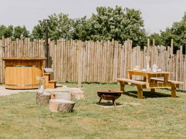 Bedfordshire Cabins with Hot Tub | Sleeps 15 image